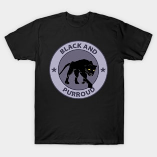 Black And Proud Panther T-Shirt